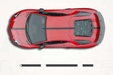 Lamborghini Aventador Center Stripes Decals